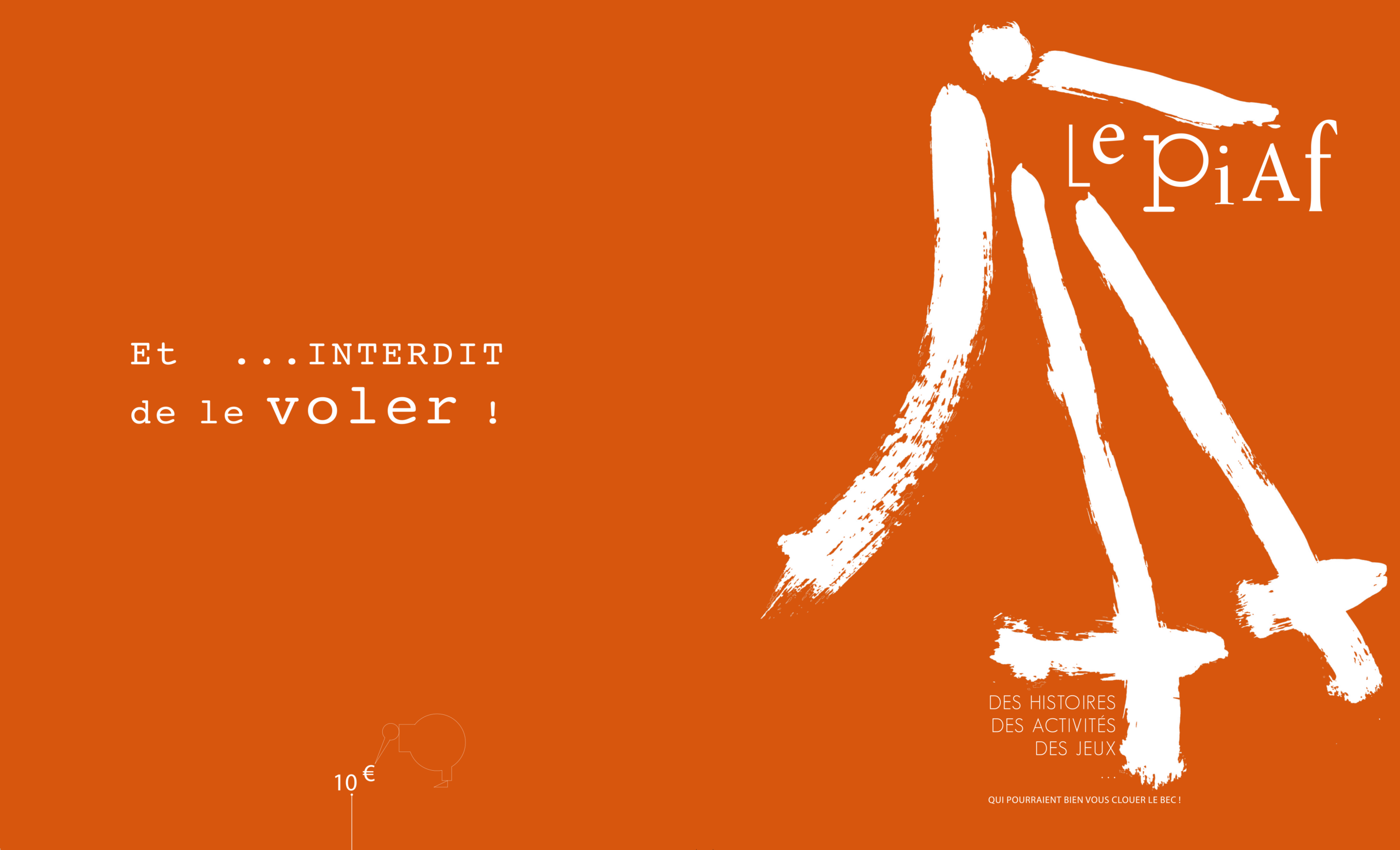 Couverture du livre des activités LE PIAF