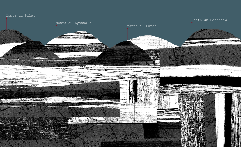 Illustrations artistiques des Monts du Lyonnais par Béatrice Aubelle